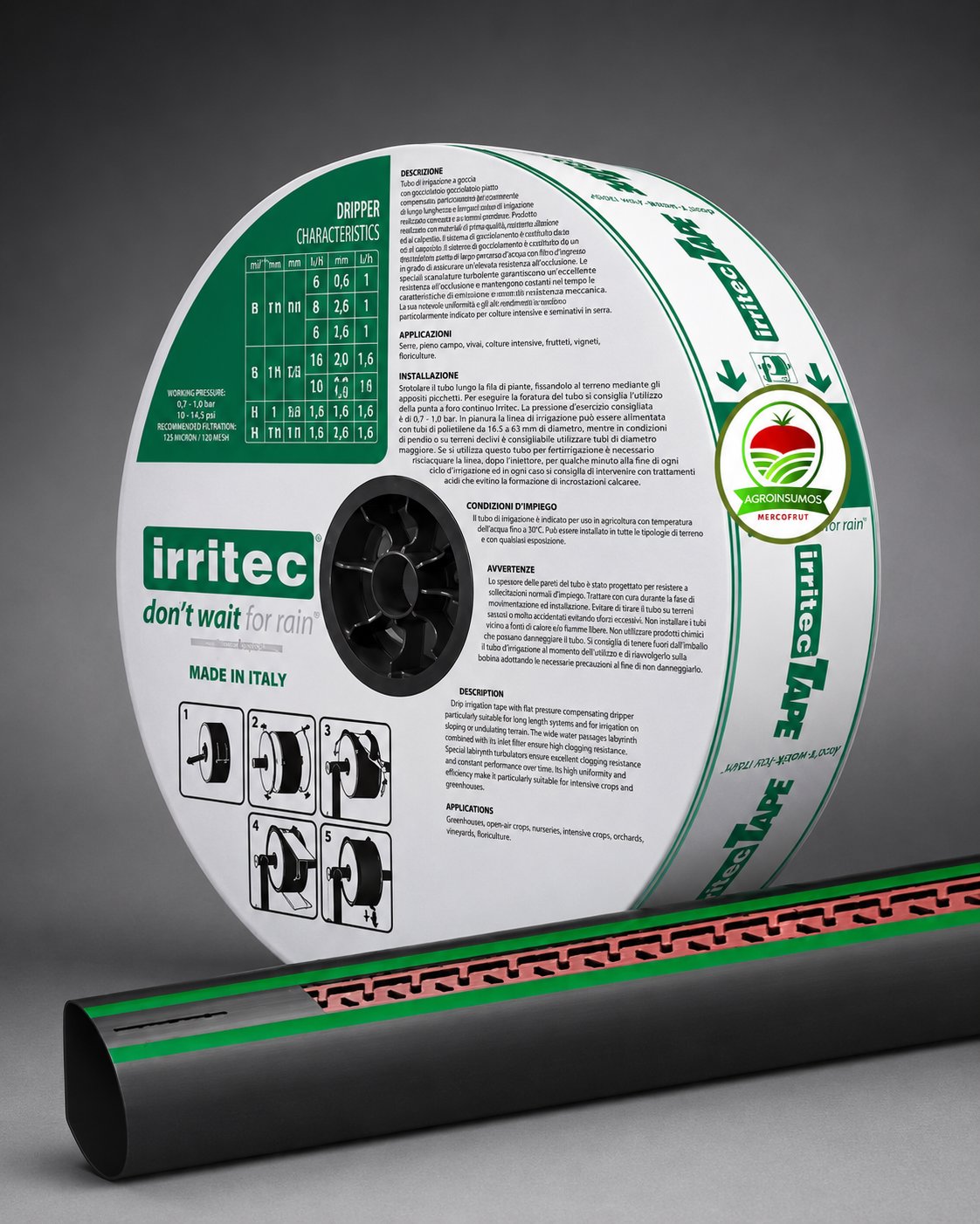 CINTA IRRITEC X 3962 M 125 MIC