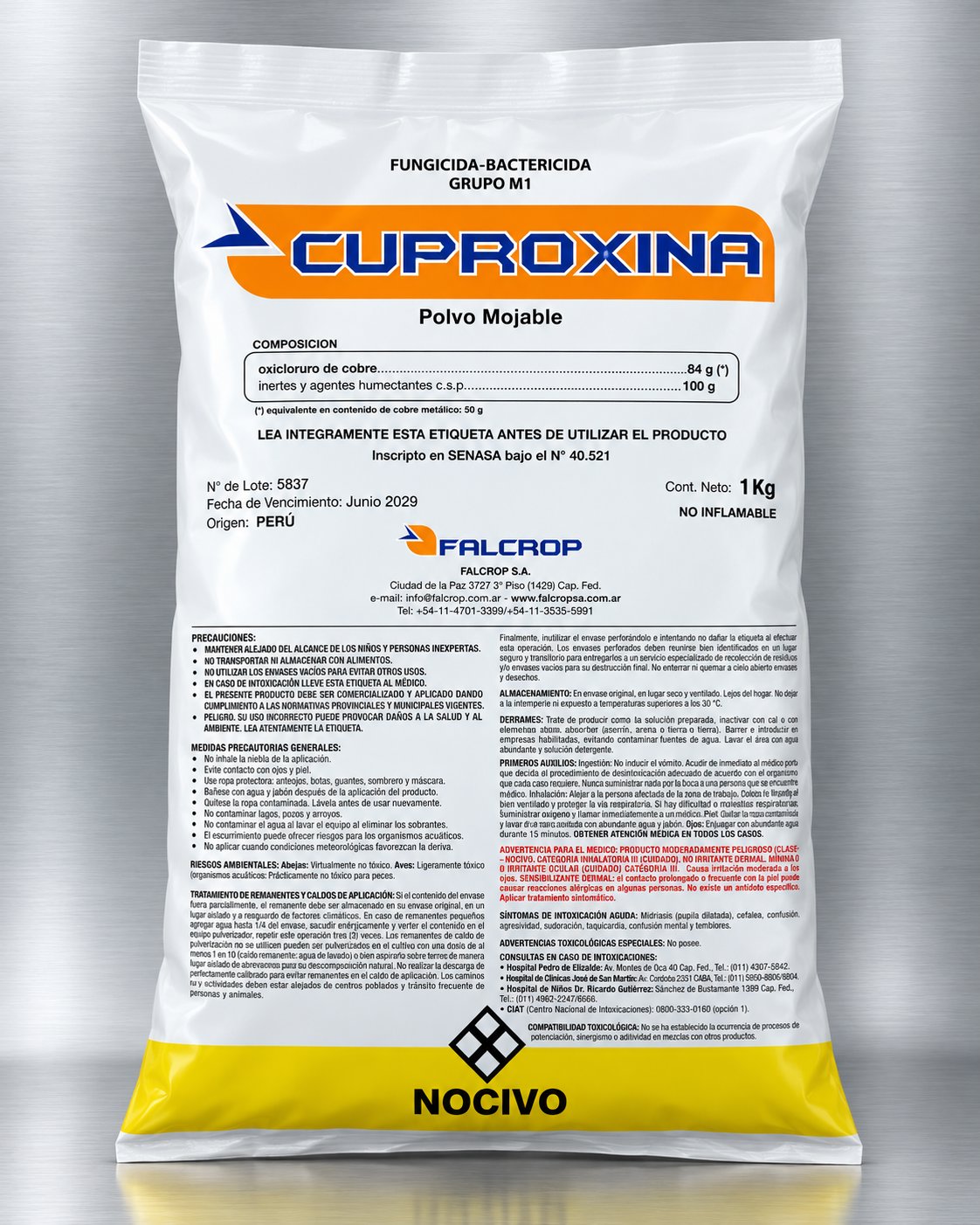 CUPROXINA X 1 KG OXIC COBRE - Imagen 1