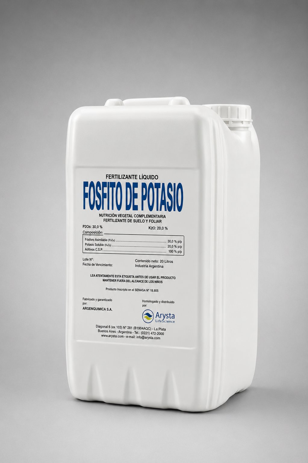 FOSFIT0 DE POTASIO X 20 LIT - Imagen 1
