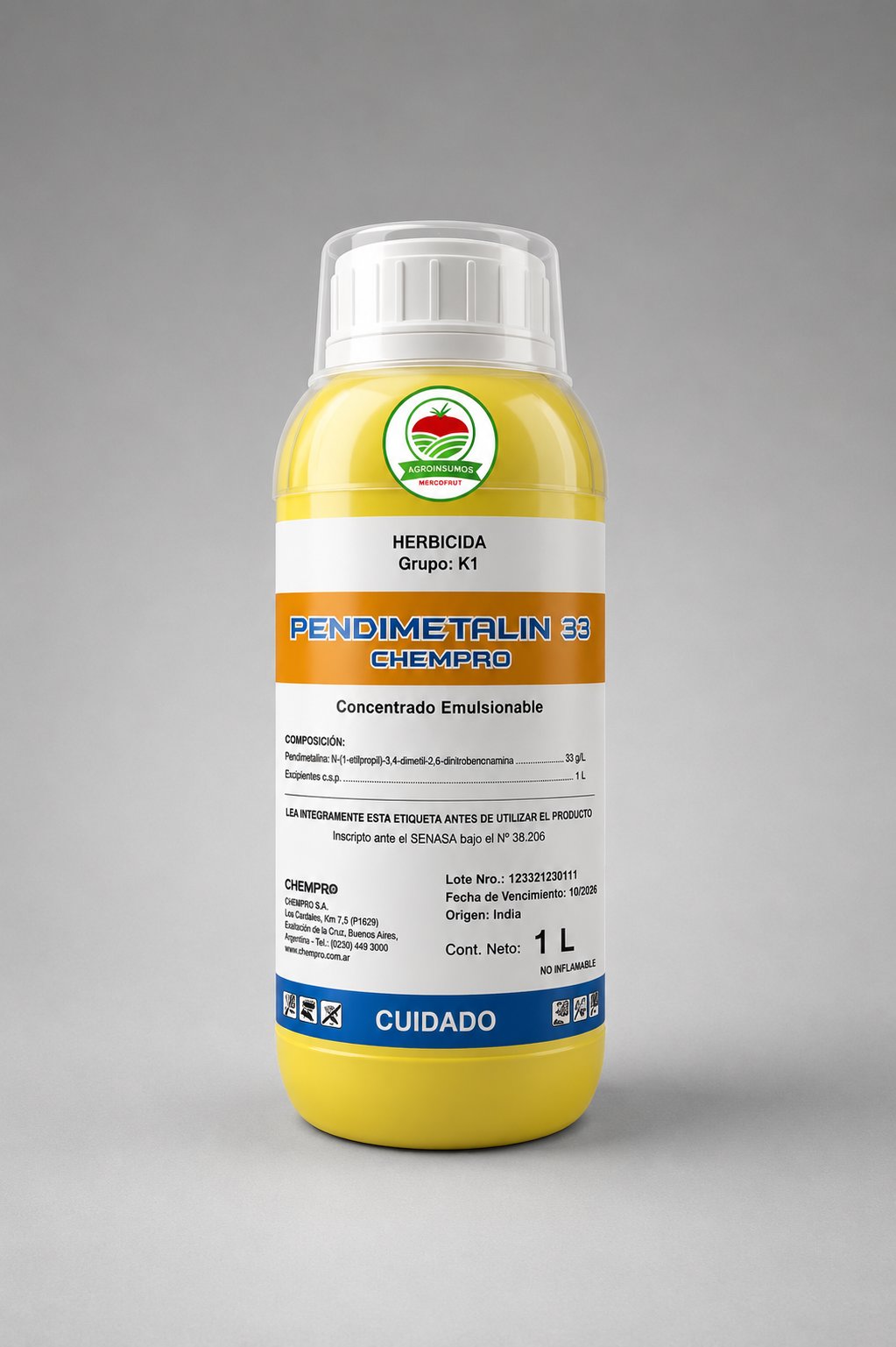HER PENDIMETALIN 33 % X 1 LIT - Imagen 1
