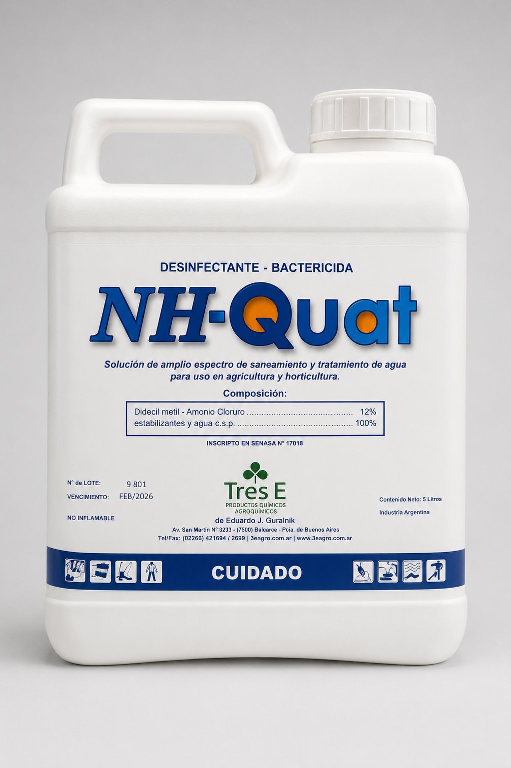 AMONIO CUATER NH-QUAT X 5 LIT