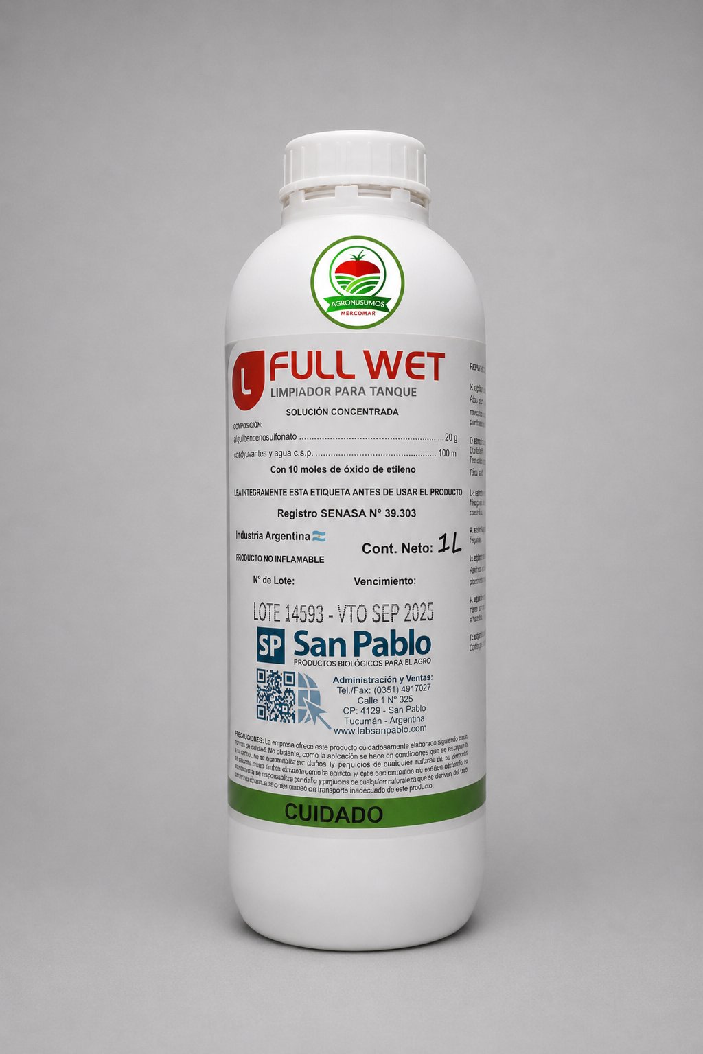 XX FULL WET LIMPIADOR X 1 LIT - Imagen 1