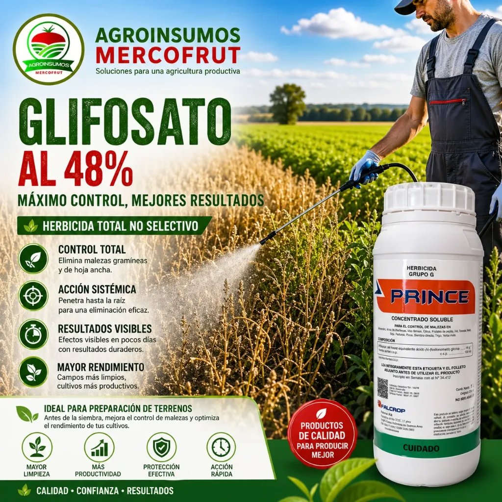 GLIFO 48% PRINCE X 1 LIT - Imagen 1