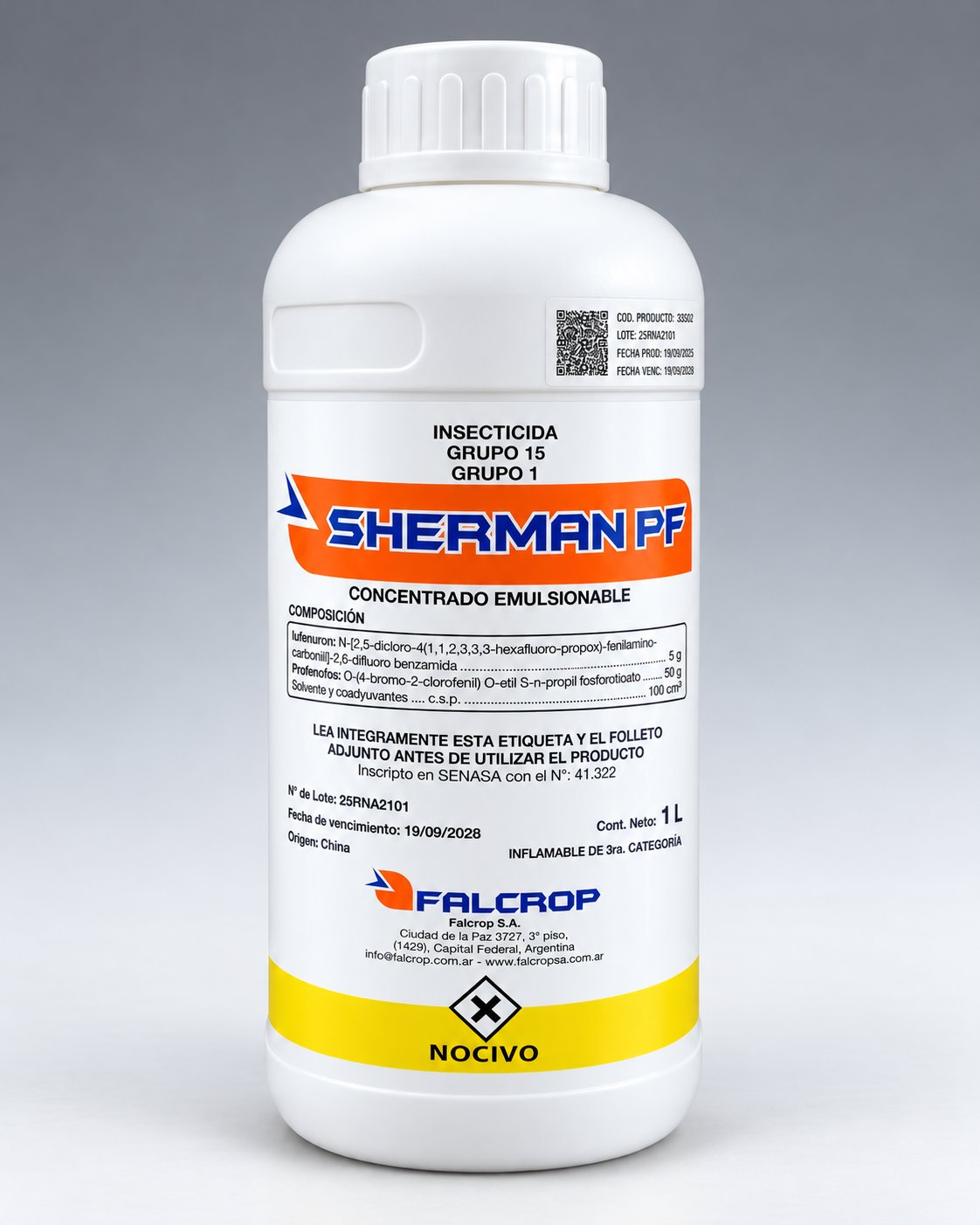 SHERMAN PF X 1 LT PROFE+LUFENU - Imagen 1