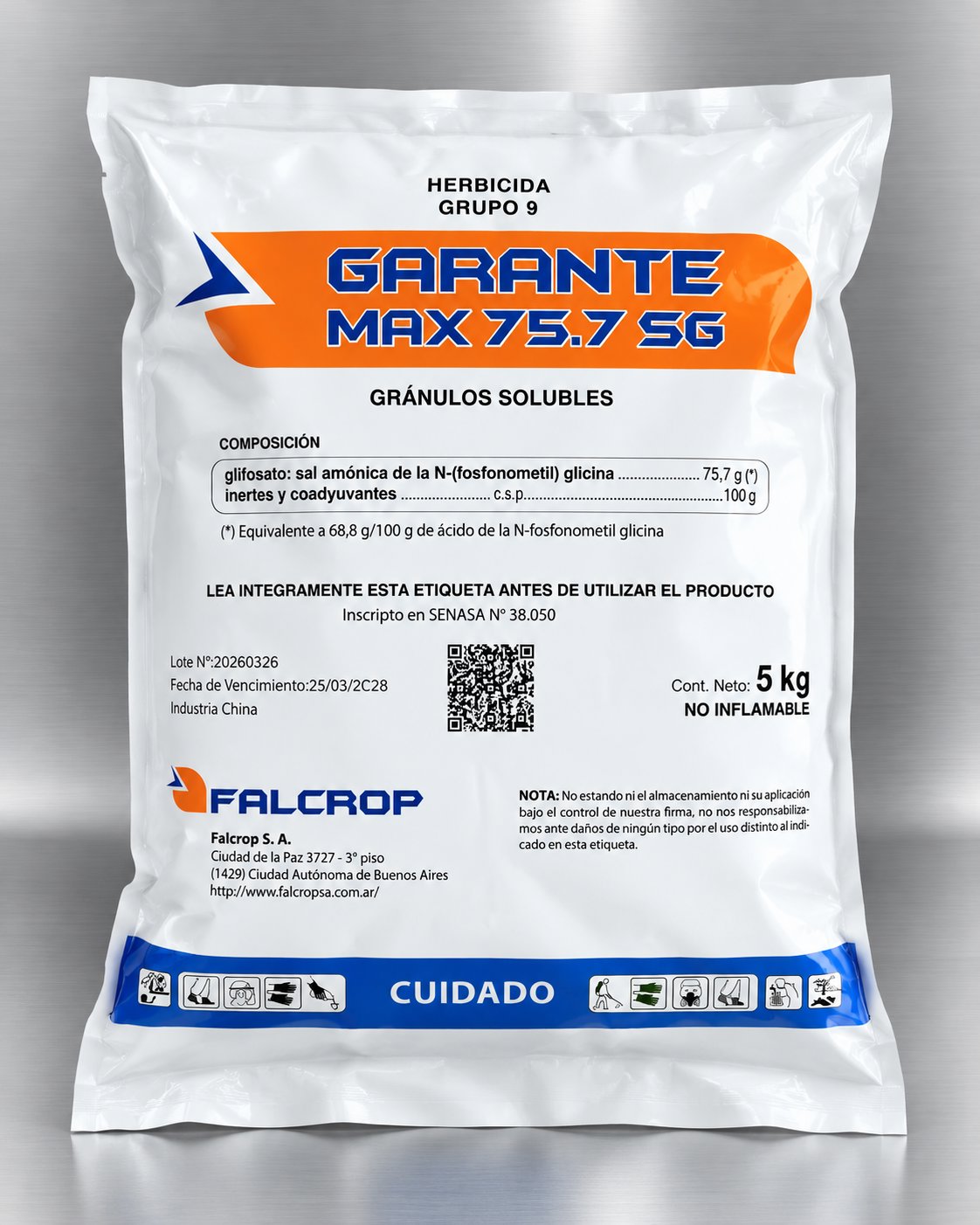 GLIFO 75,7% GRA X 5 KGS GARANT - Imagen 1