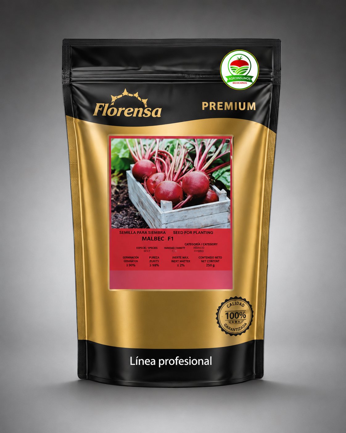 Remolacha Híbrida Malbec F1 - Imagen 1