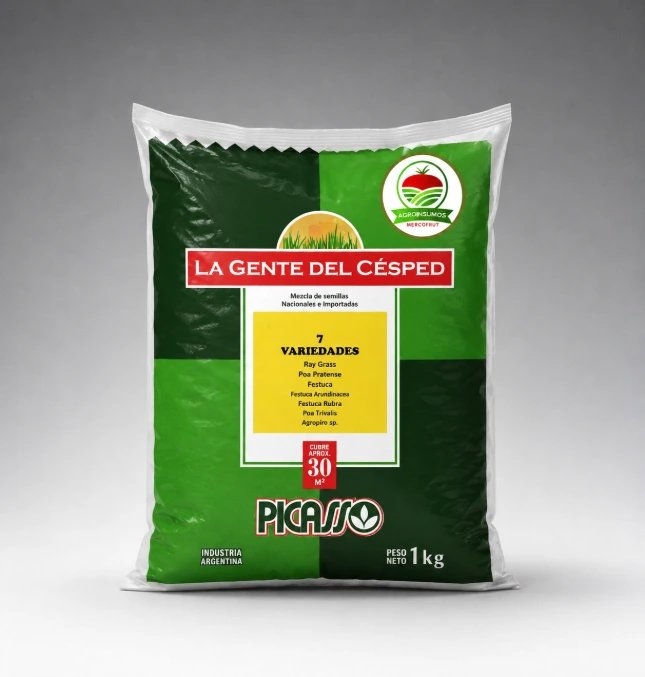 CESPED MEZCLA 7 VARIED X 1 KG - Imagen 1