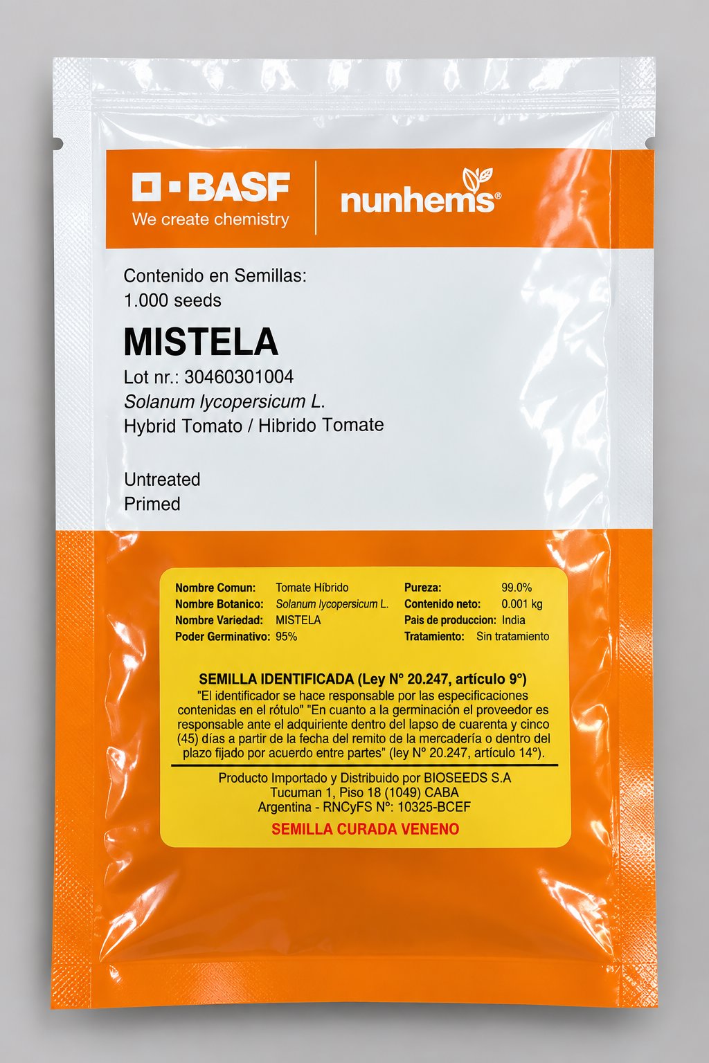 TOMATE MISTELA F1 X 1000 SEM