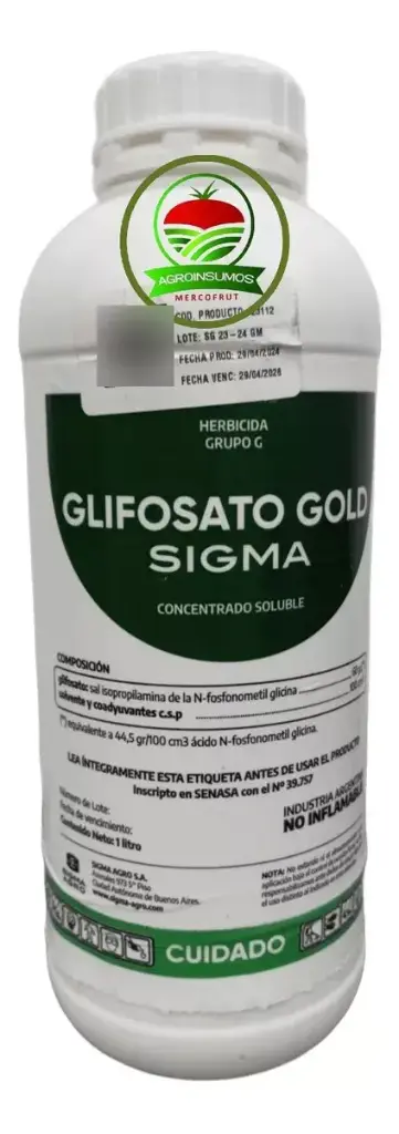 Glifosato Sigma 60% x 1Lts