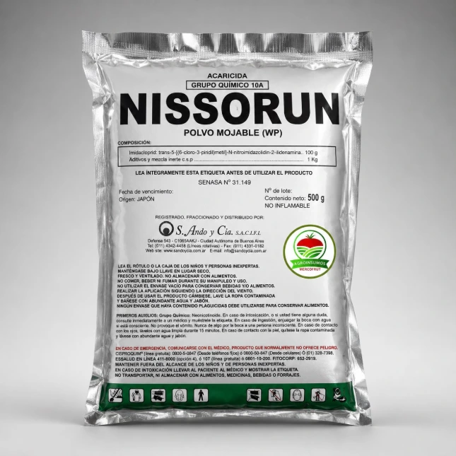 Nissorum 500 Grs  ANDO acaricida arañuela huevo