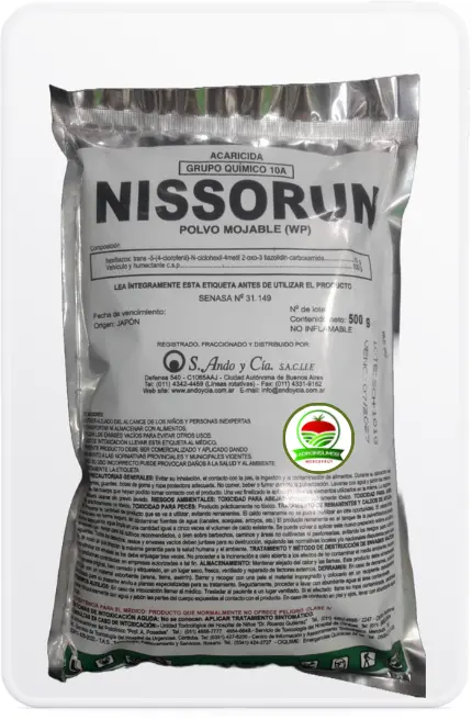 Nissorum 500 Grs  ANDO acaricida arañuela huevo