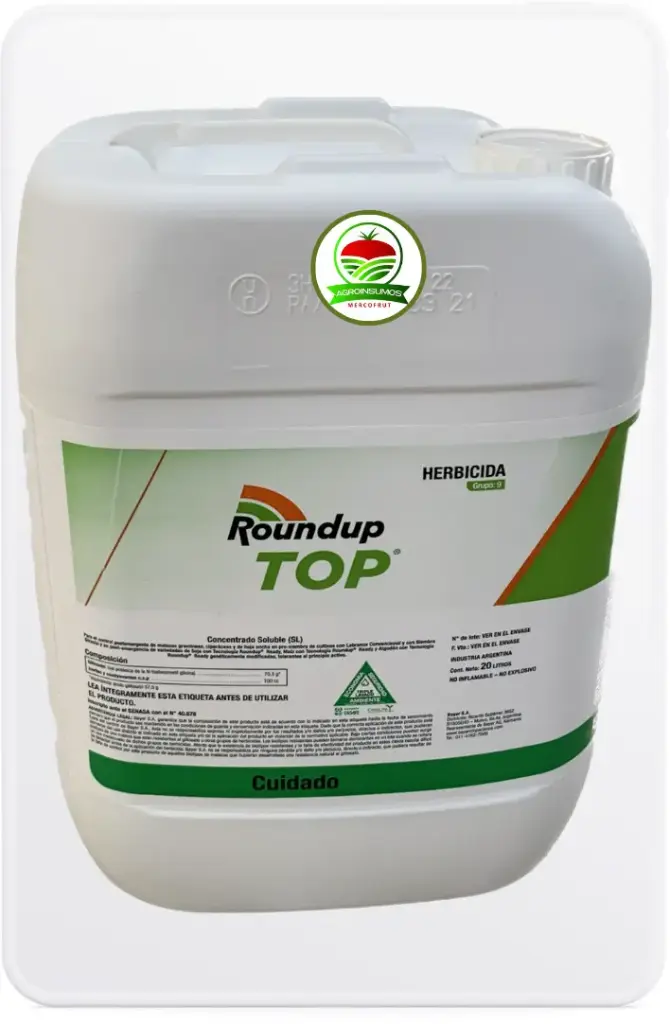 Glifosato Roundup Top  70% x 20 Lt.