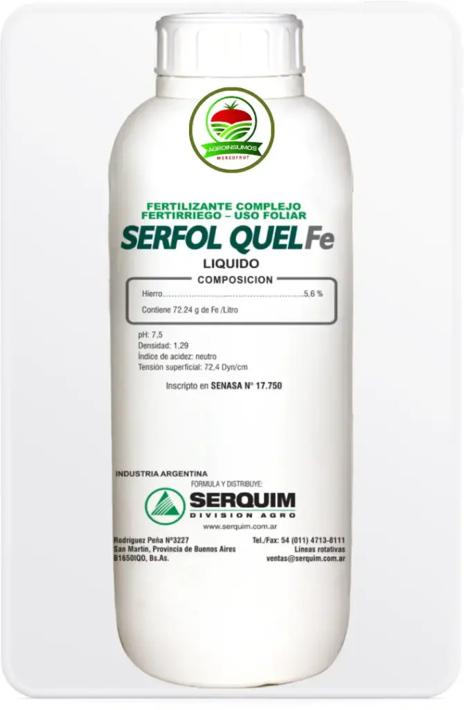 SERFOL QUELATO de HIERRO  SERQUIM