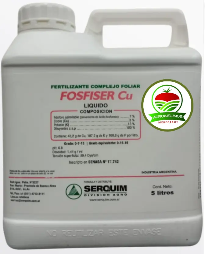 ​FOSFISER Cobre x 5 LIT SERQUIM fosfito