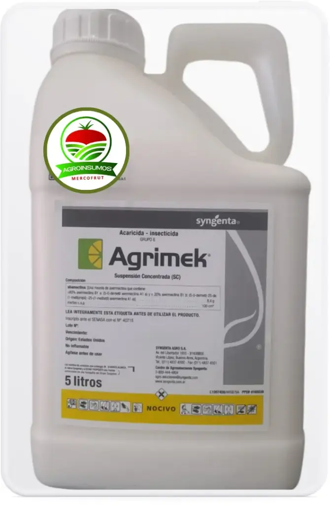 AGRIMEK - 5 L. - Abamectina 8.4 SYNGENTA ácaros arañuela minador