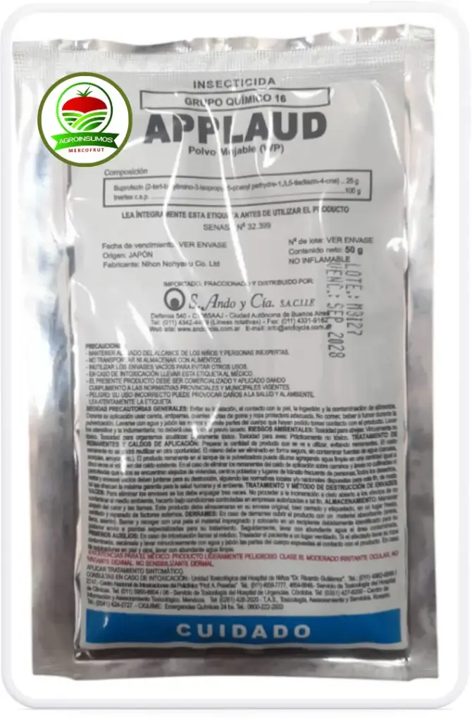 APPLAUD 50 Grs ANDO Mosca blanca huevo