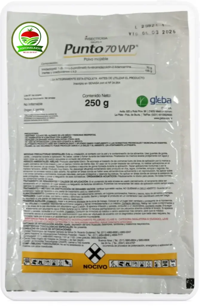 Punto 70 W - Imidacloprid x 250 Gr.