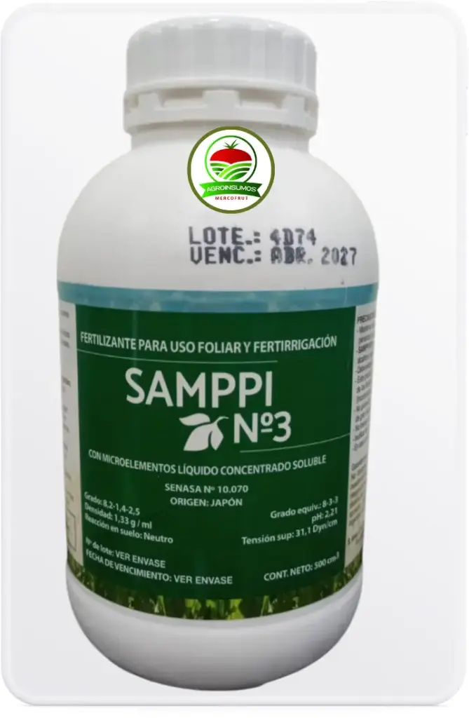 SAMPPI N°3  x 500 Cm3 ANDO bioestimulante