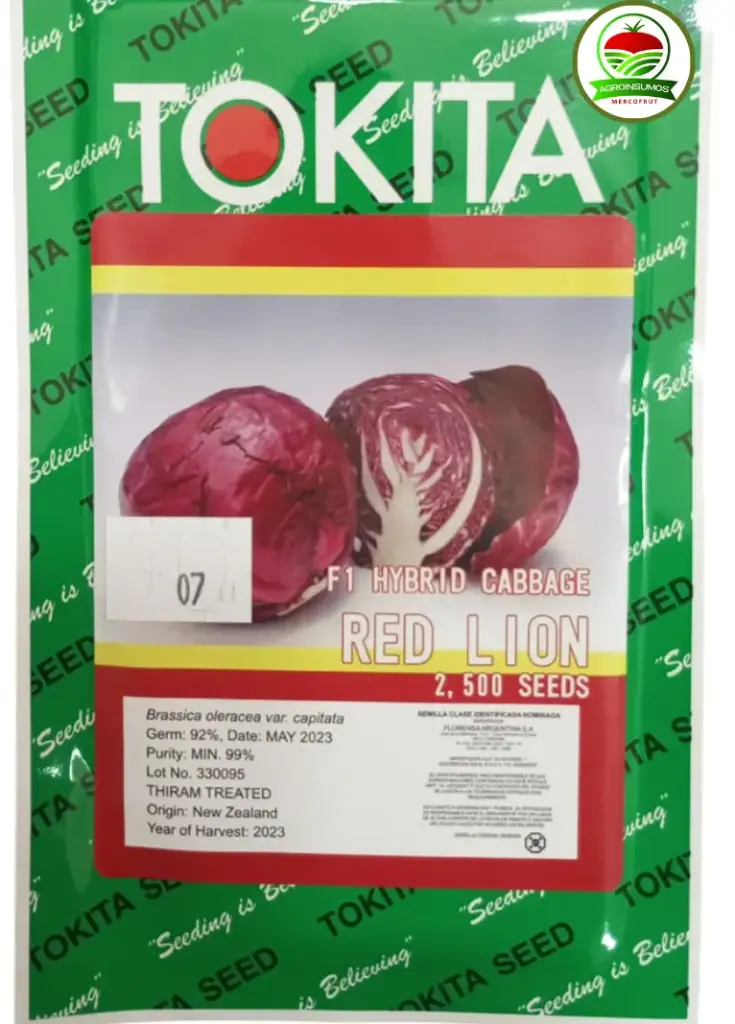 Repollo Red Lion 2500 Semillas