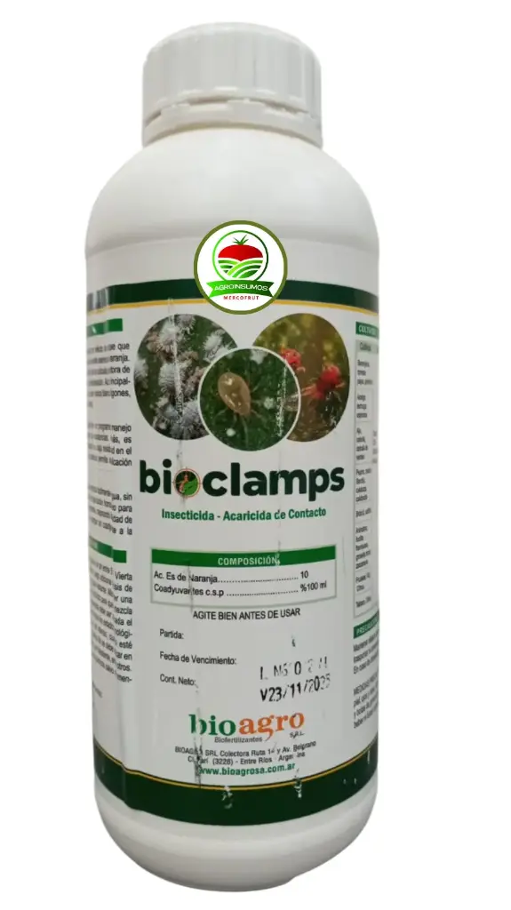 Bioclamps  1 Litro mosca blanca pulgon arañuela