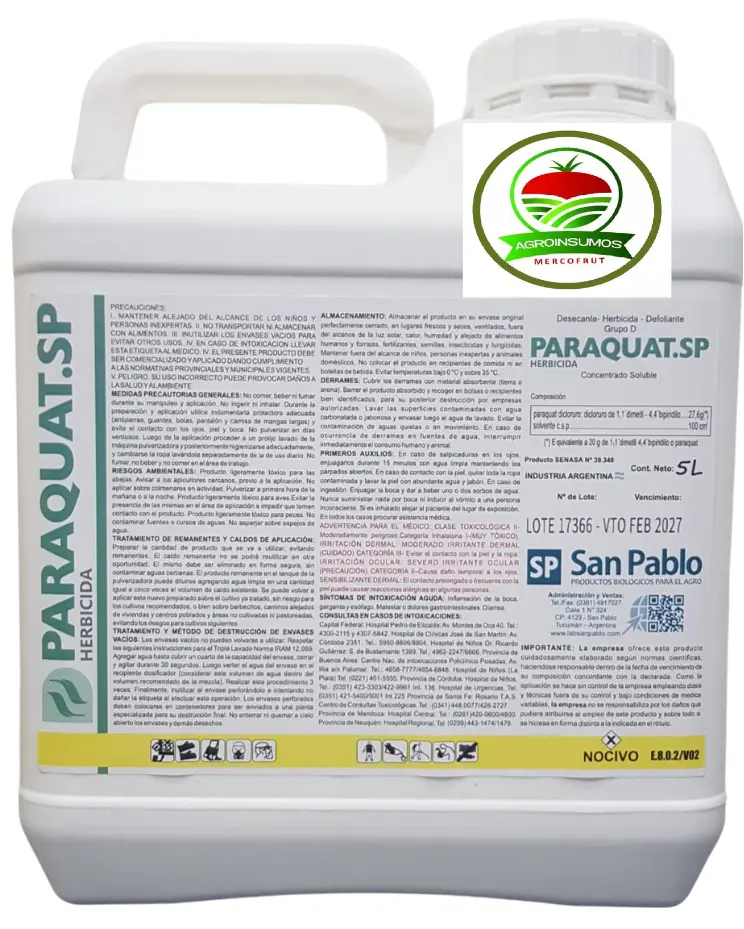 Paraquat  27.6 SP x 5 L