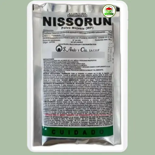 Nissorum 50 Grs ANDO acaricida arañuela huevo